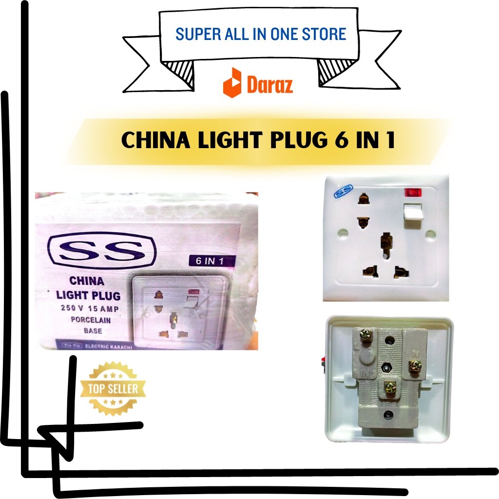 CHINA LIGHT PLUG SS 6 IN 1