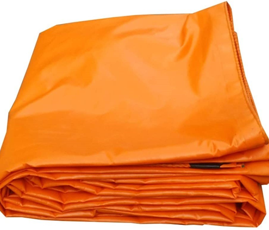 Heavy Duty Orange Waterproof Tarpal for Home, Shop & Travel Use