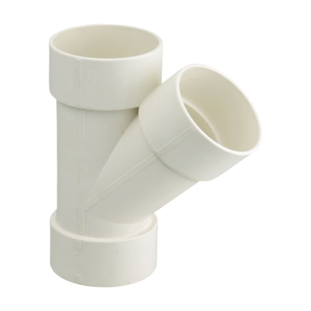 PVC CONNECTION Y TEE 3 INCH