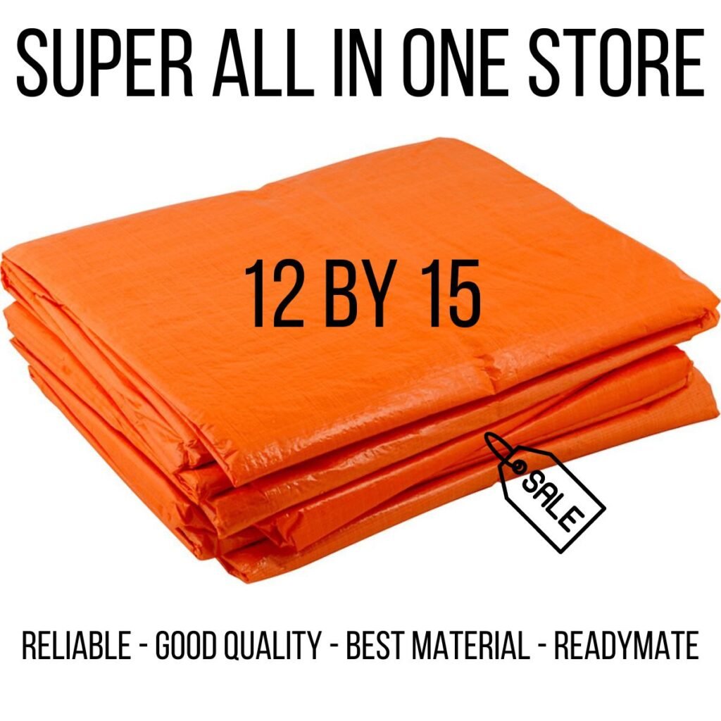 Durable Waterproof Orange Tarpal – All Weather Protection Cover