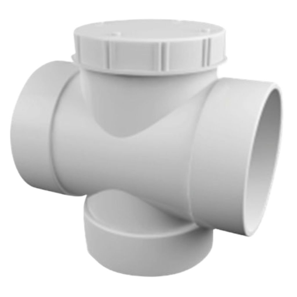 PVC Connection Plug Tee 3 inch