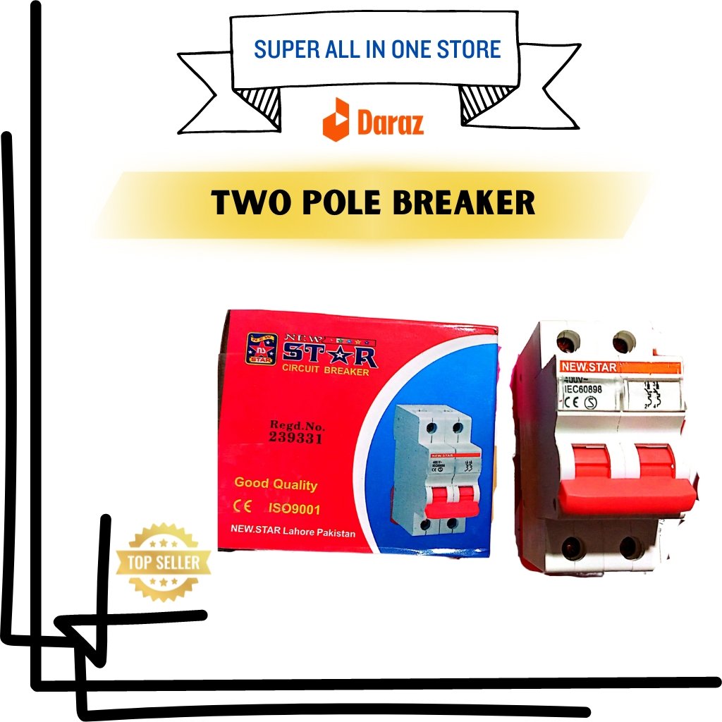 Double Pole Safity Circuit breaker AC