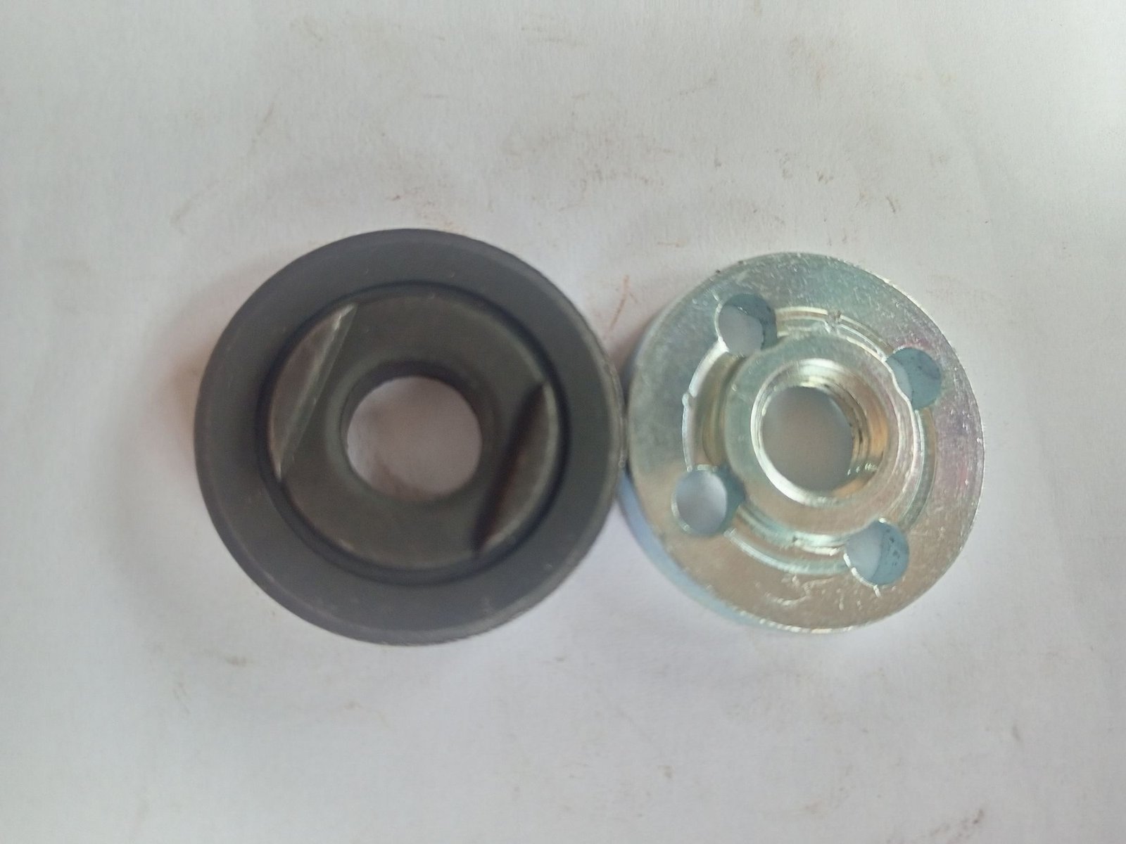 Angle Grinder Metal Pressure Plate Inner & Outer Flange Nut Set