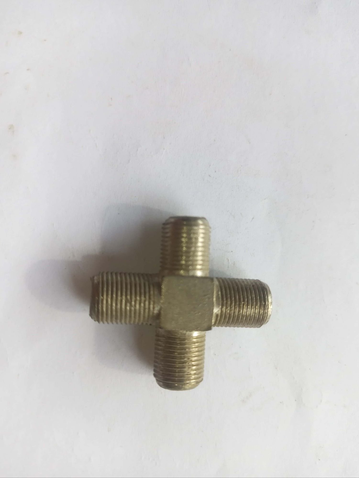High Quality New 1F female jack connector to 3 F type female Splliter 4 way Coax TV Adapter