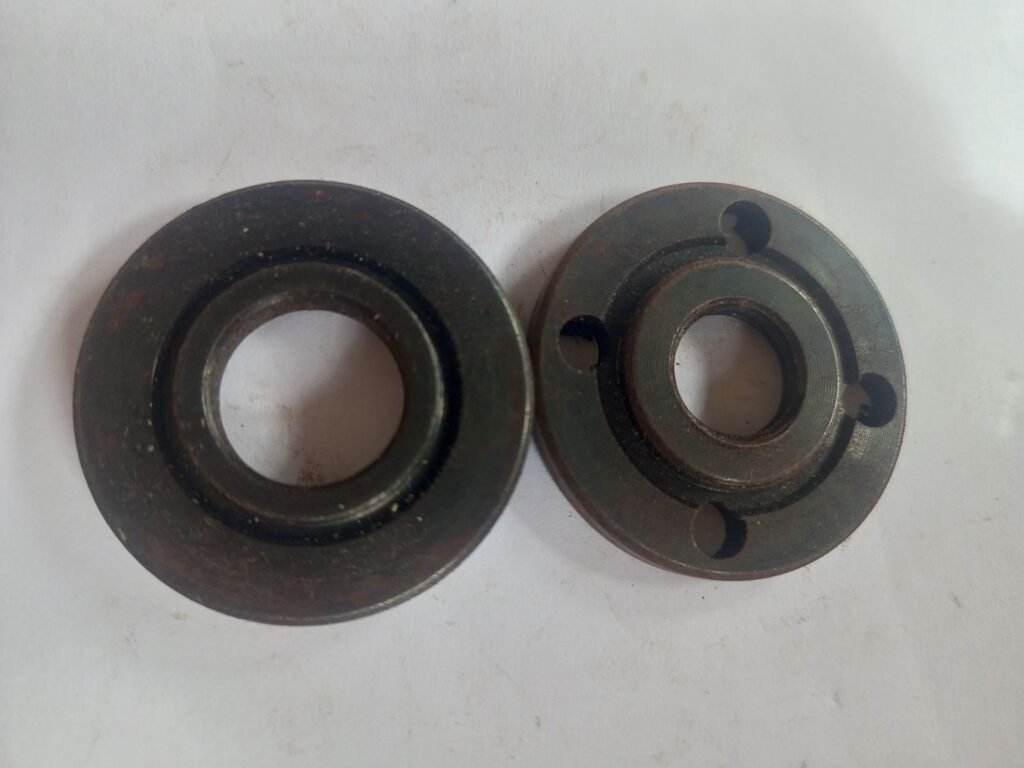 Angle Grinder Metal Pressure Plate Inner & Outer Flange Nut Set