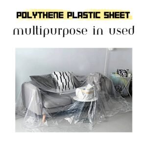 Polythene Plastic Dust Sheet Cover DIY Decorators Painting Decorating Pure Flexible Quality