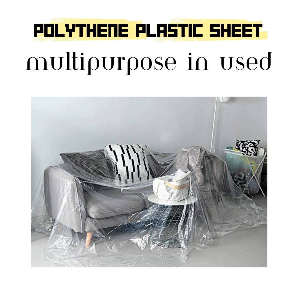 Polythene Plastic Dust Sheet Cover DIY Decorators Painting Decorating Pure Flexible Quality