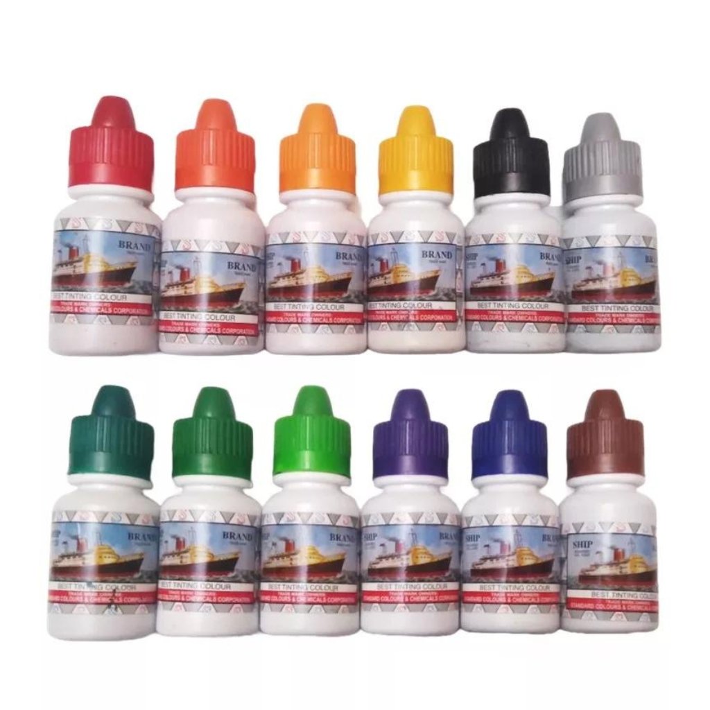 Tinter Colors for Chalk, White Cement, Tiles & Lime ETC