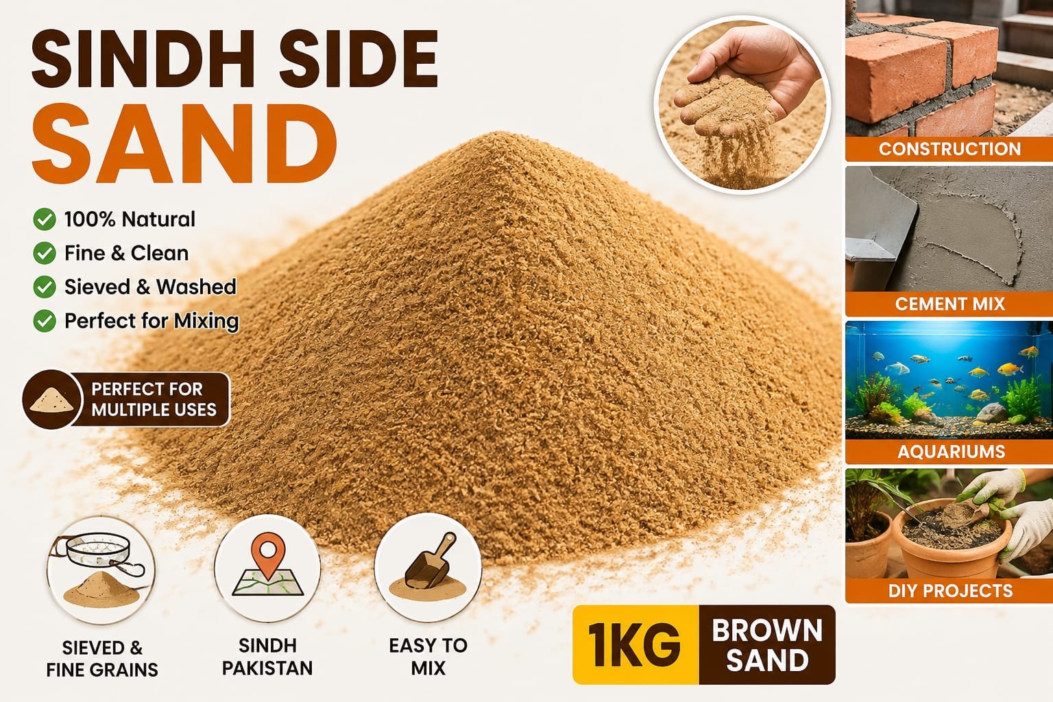 1KG Sindh Brown Sand