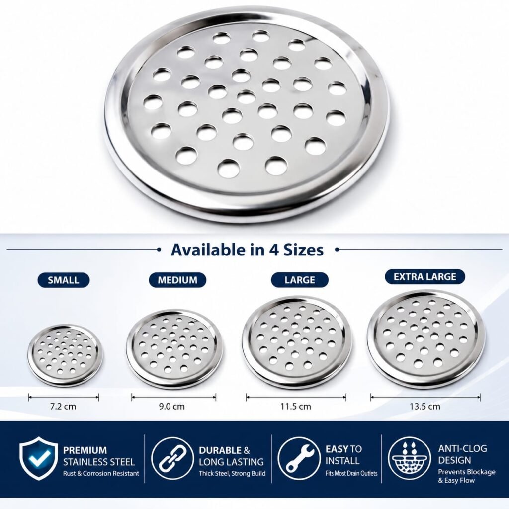 Stainless Steel Sink Waste Jali Drain Strainer
