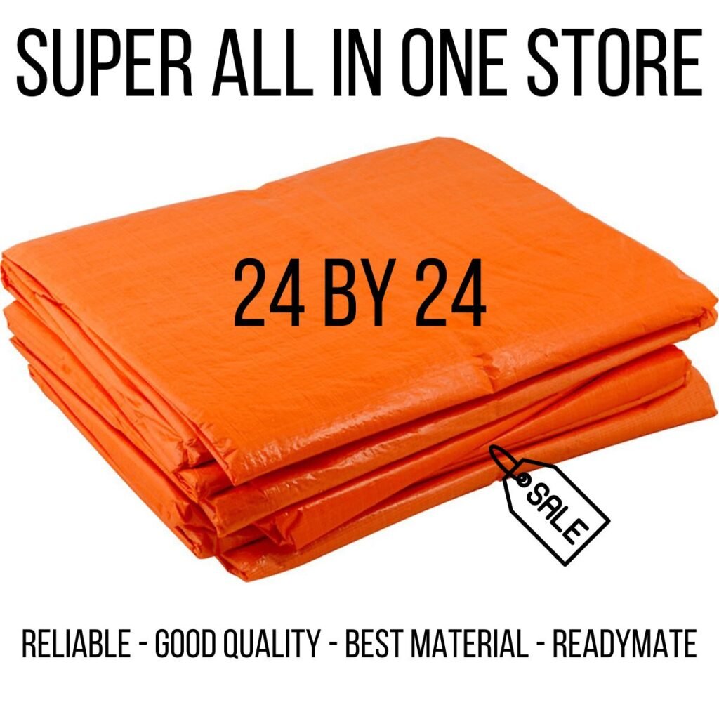 Heavy-Duty Waterproof Tarpaulin - Durable UV-Resistant Material with Reinforced Corners for All Weather Protection