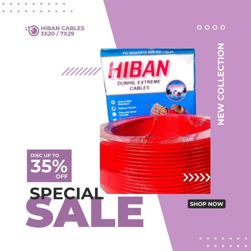 Hiban Cable 3/29 Pure Copper